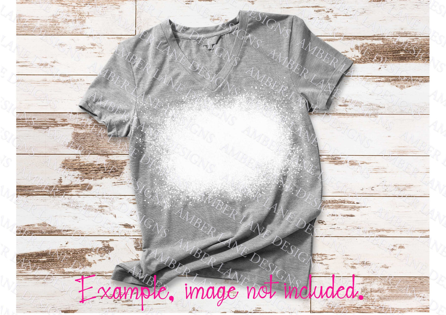 Bleach Effect Design Bundle for Mockups, 4 PNG files (white overlays)