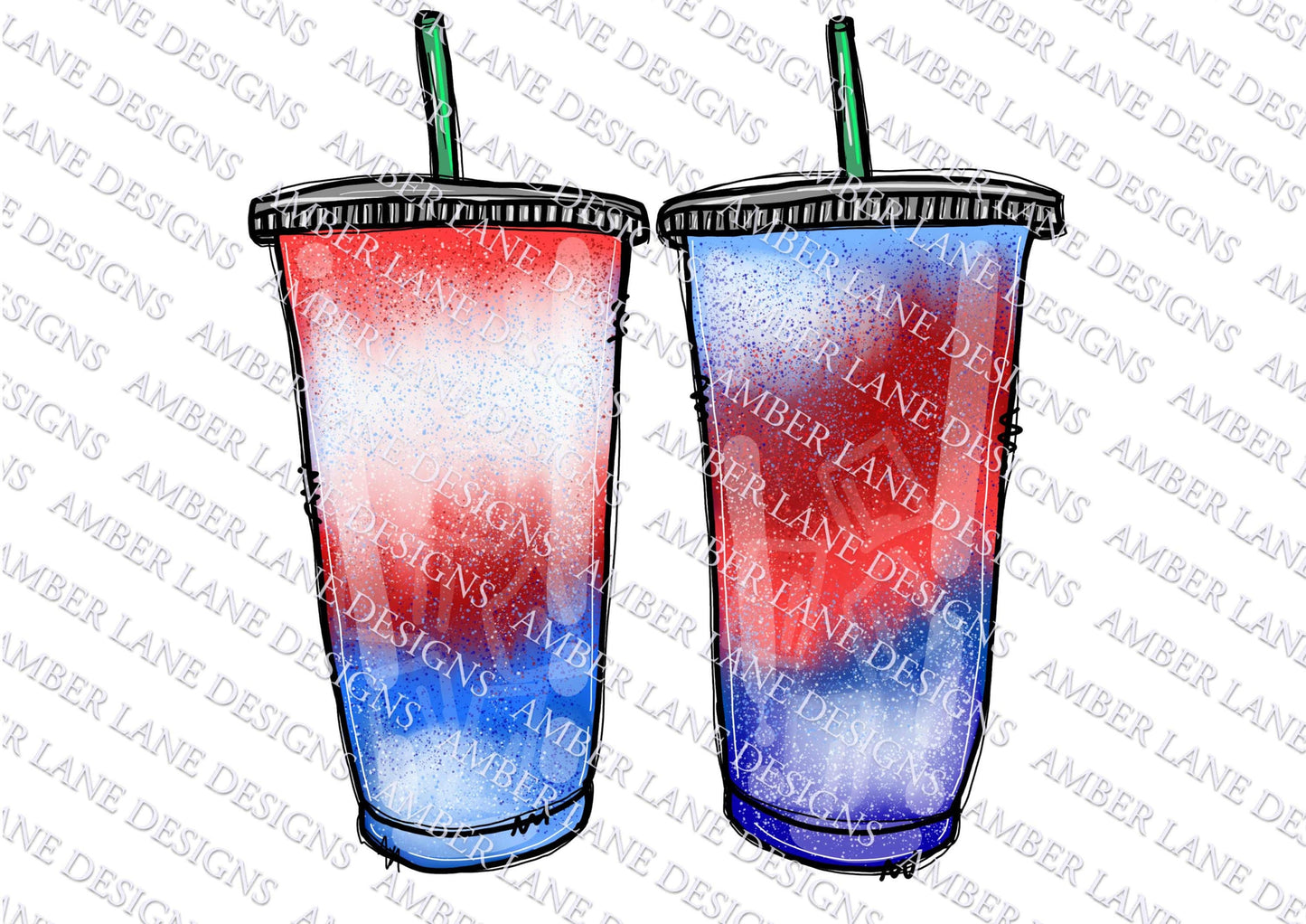 Loaded Tea PNG , sublimation , USA 4th July, red , white and blue colors tumbler wrap