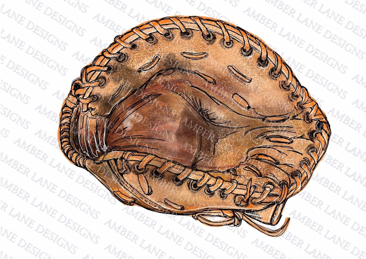 Baseball Catchers Glove png file Sublimation Design tumbler wrap