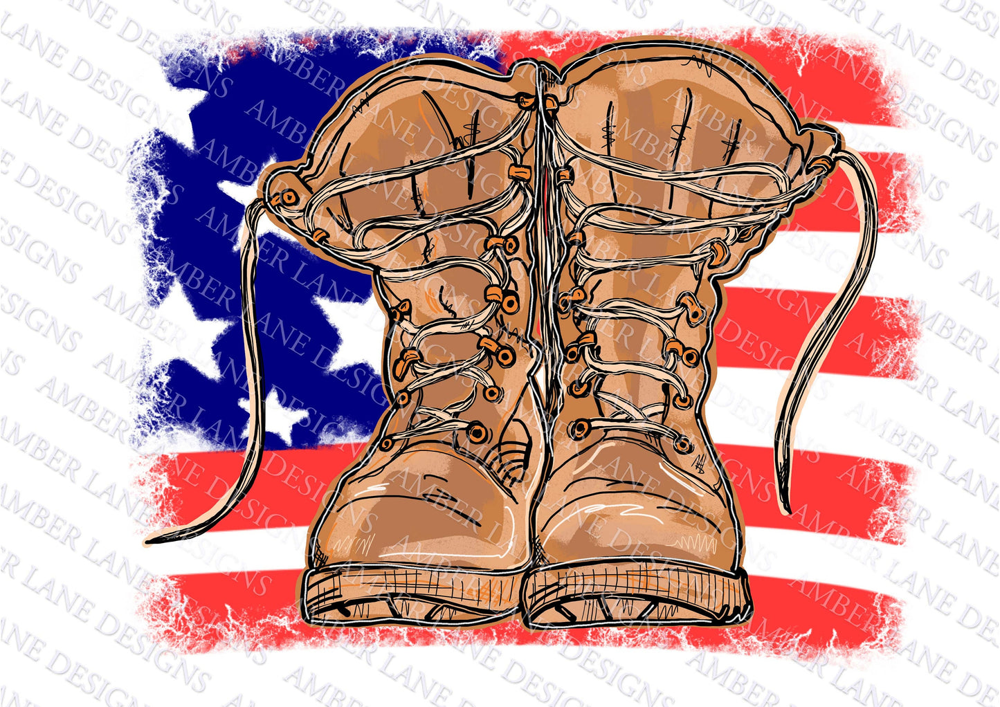 Army Boots with USA Flag ,png file, Combat Soldier, Combat Boots. tumbler wrap