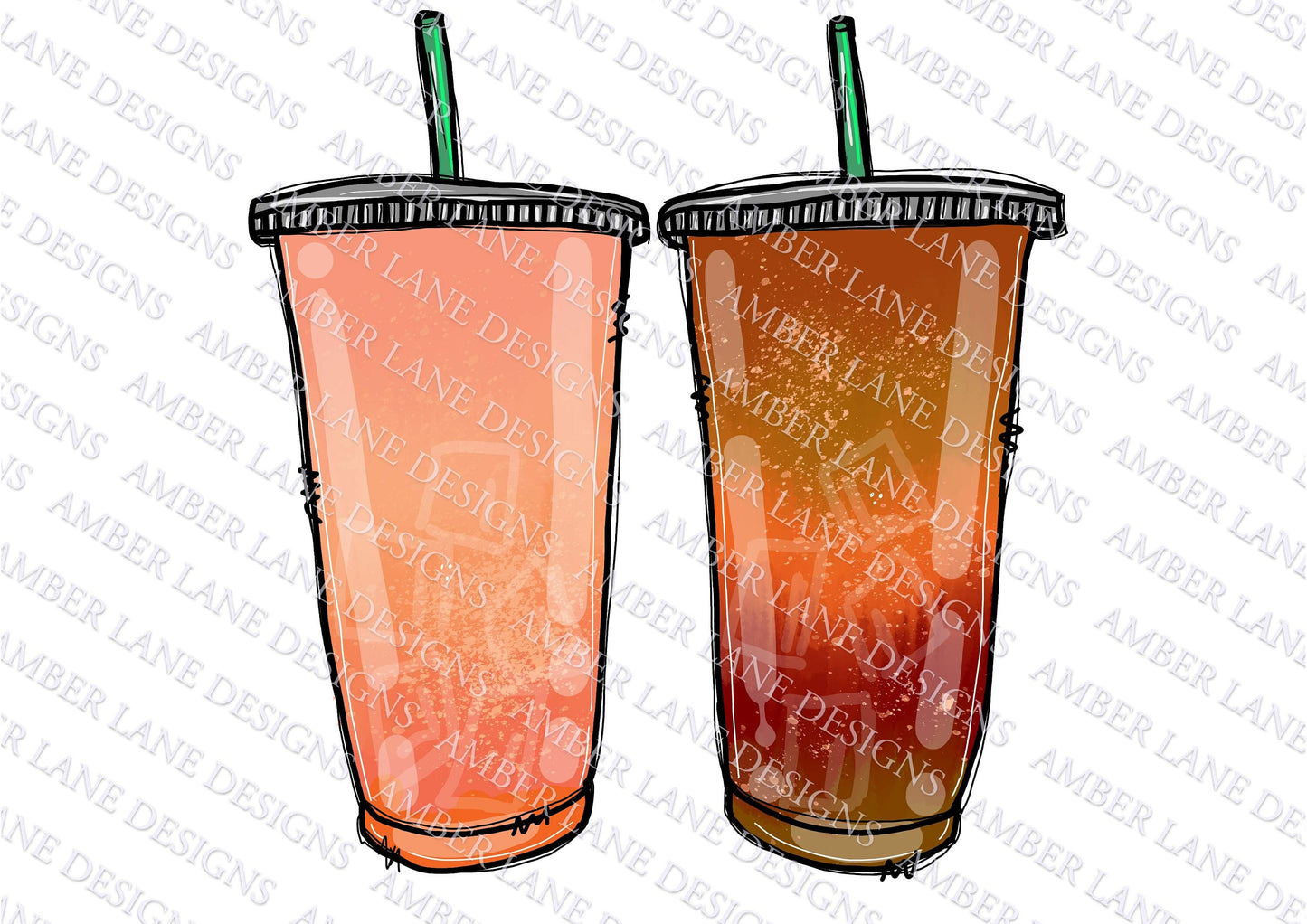 Fall Colors Loaded Tea PNG , sublimation