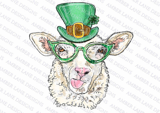 St Patricks Day sheep png file