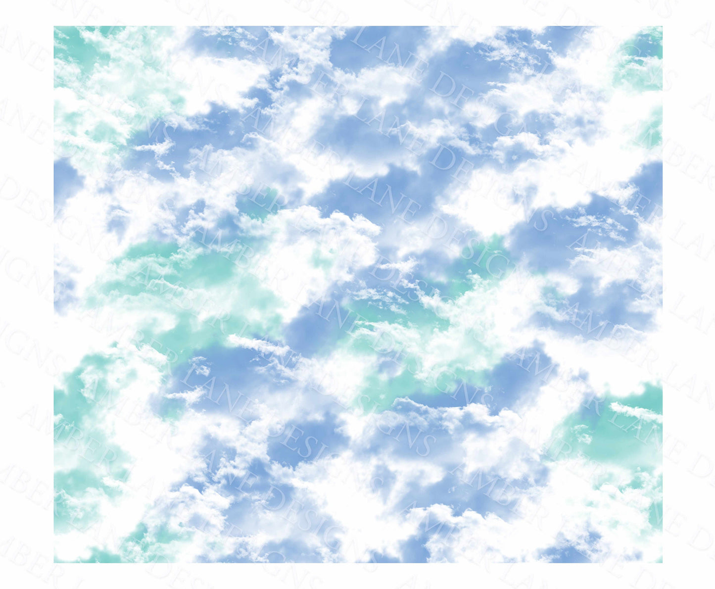 Clouds tumbler 20oz SKINNY TUMBLER straight wrap 1 jpeg file