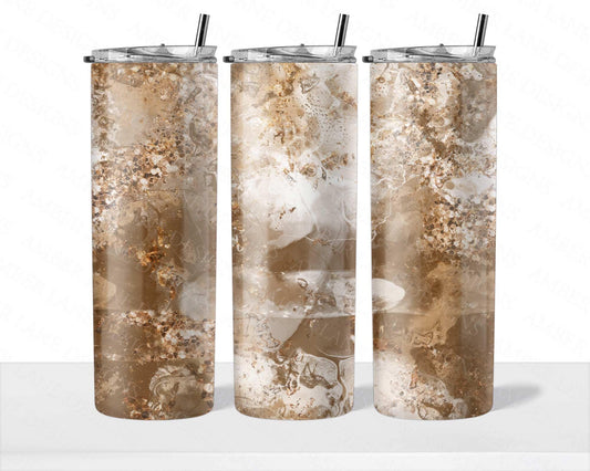 Coffee swirls Alcohol ink tumbler 20oz SKINNY TUMBLER straight wrap 1 jpeg file