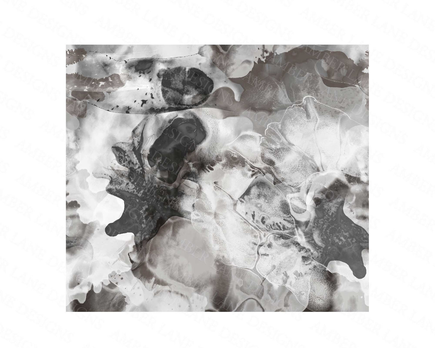 Black White and Brown Alcohol ink tumbler 20oz SKINNY TUMBLER straight wrap 1 jpeg file