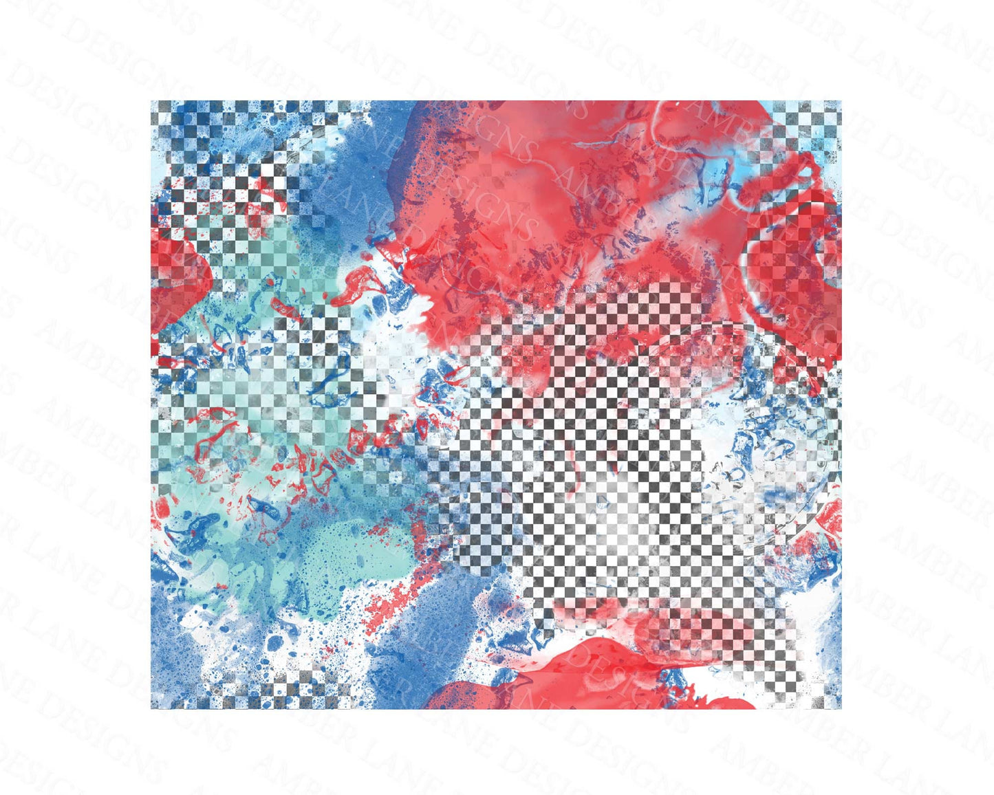 Red White and blue USA checks Alcohol ink tumbler 20oz SKINNY TUMBLER straight wrap 1 jpeg file