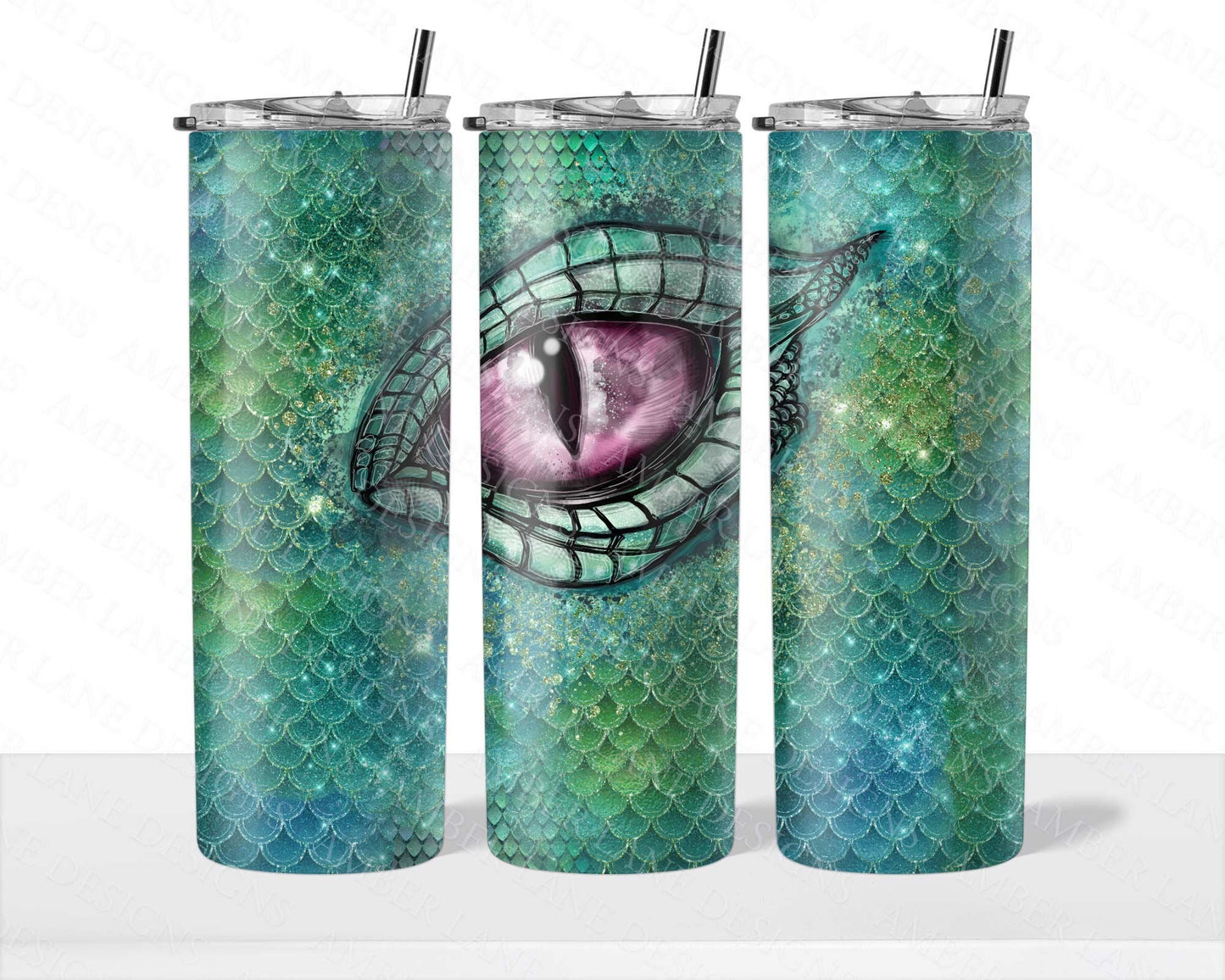 Dragon eye 20oz SKINNY TUMBLER straight wrap 1 jpeg file