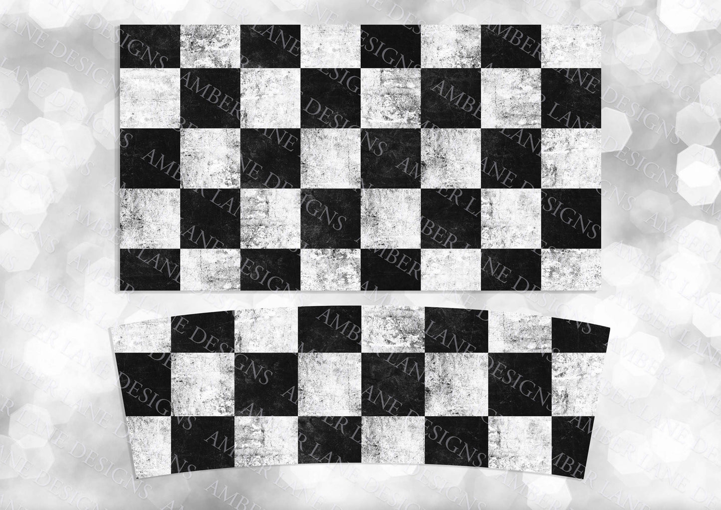 Racing checkered flag with bleach 40oz TUMBLER Two Piece tumbler sublimation wrap png digital files