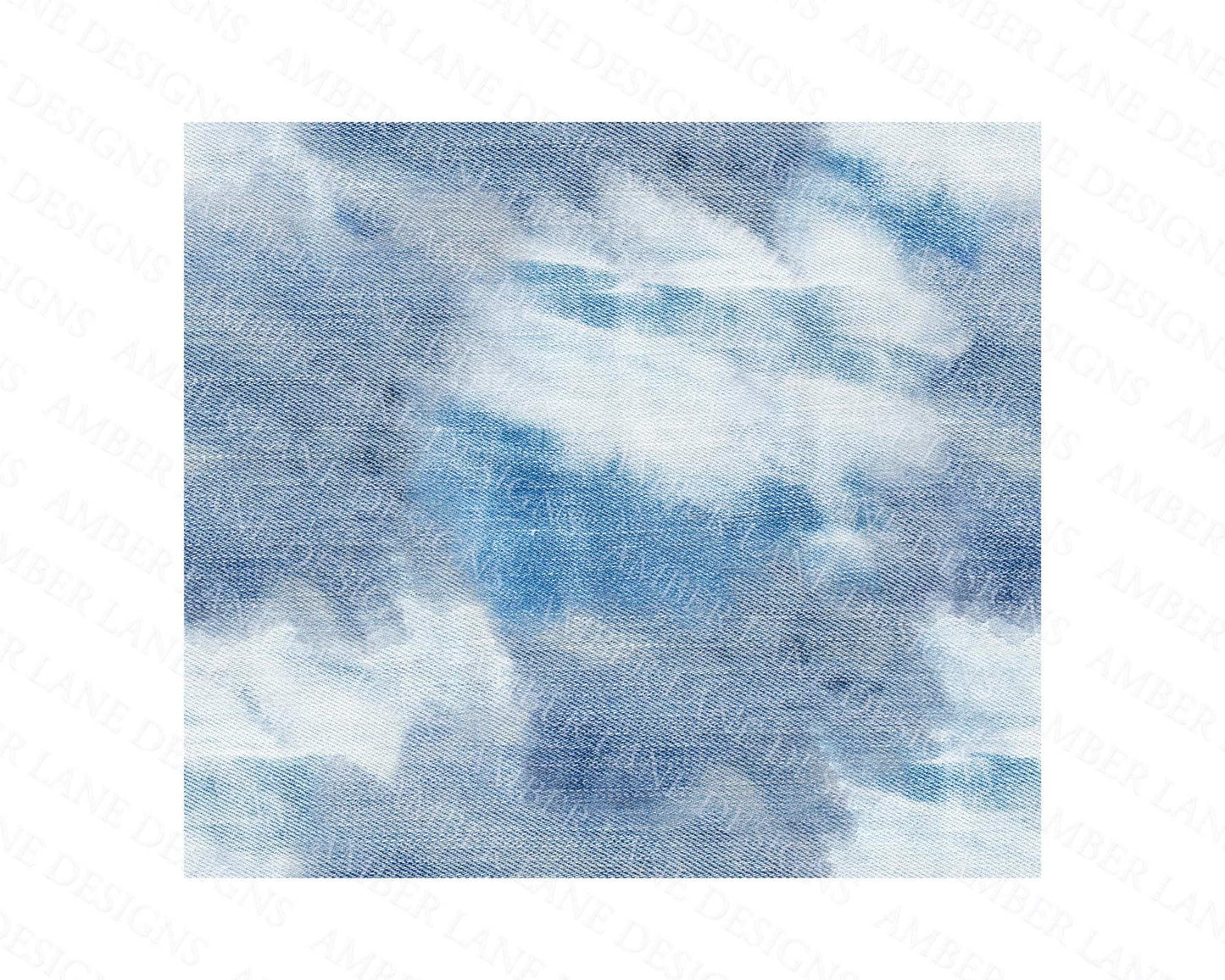 Denim tie dye 20oz SKINNY TUMBLER straight wrap 1 jpeg file