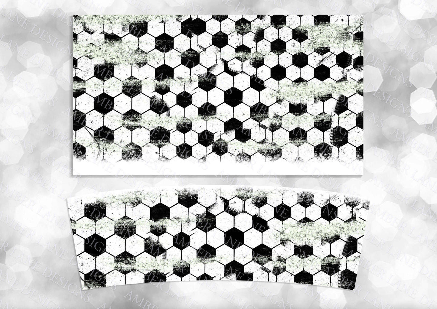 SOCCER grunge 40oz TUMBLER Two Piece tumbler sublimation wrap png digital files