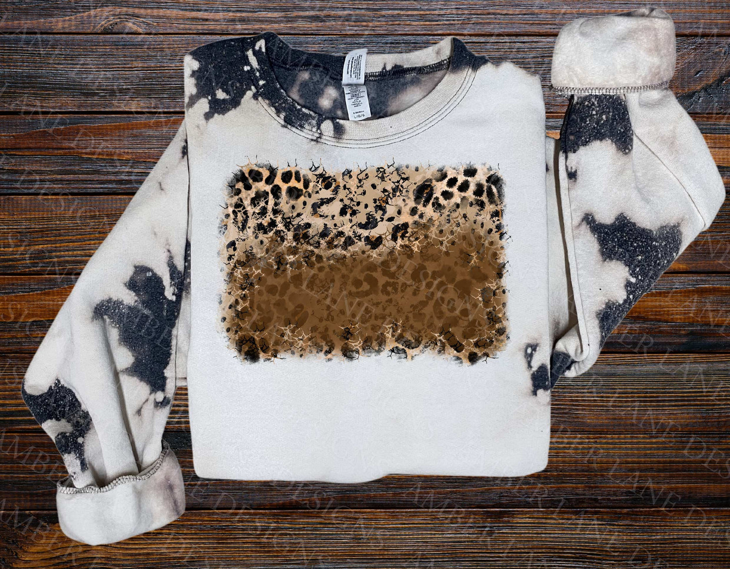 Ombre glitter leopard crackle background patches two png files