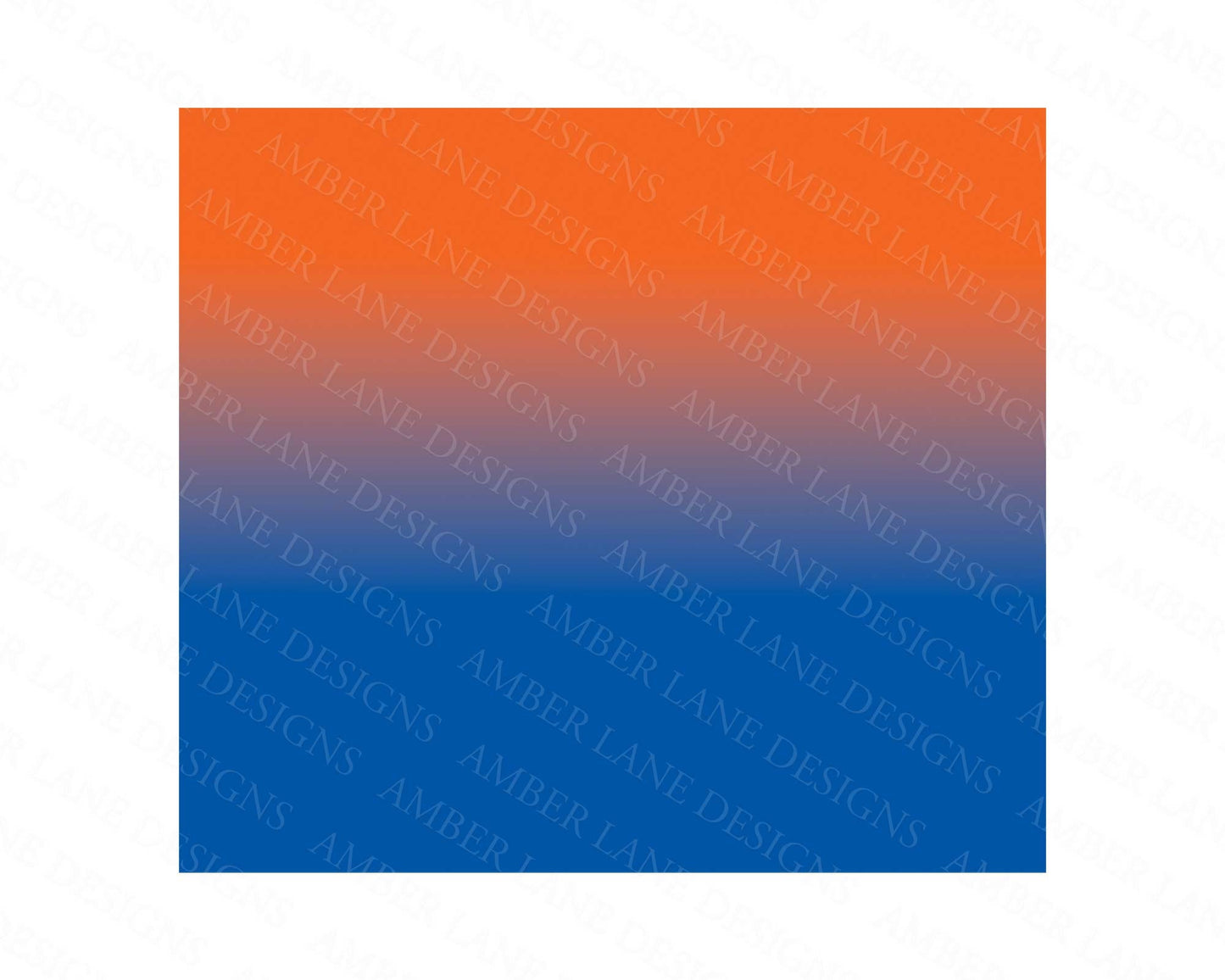 Orange and blue Ombre tumbler 20oz SKINNY TUMBLER straight wrap 1 jpeg file