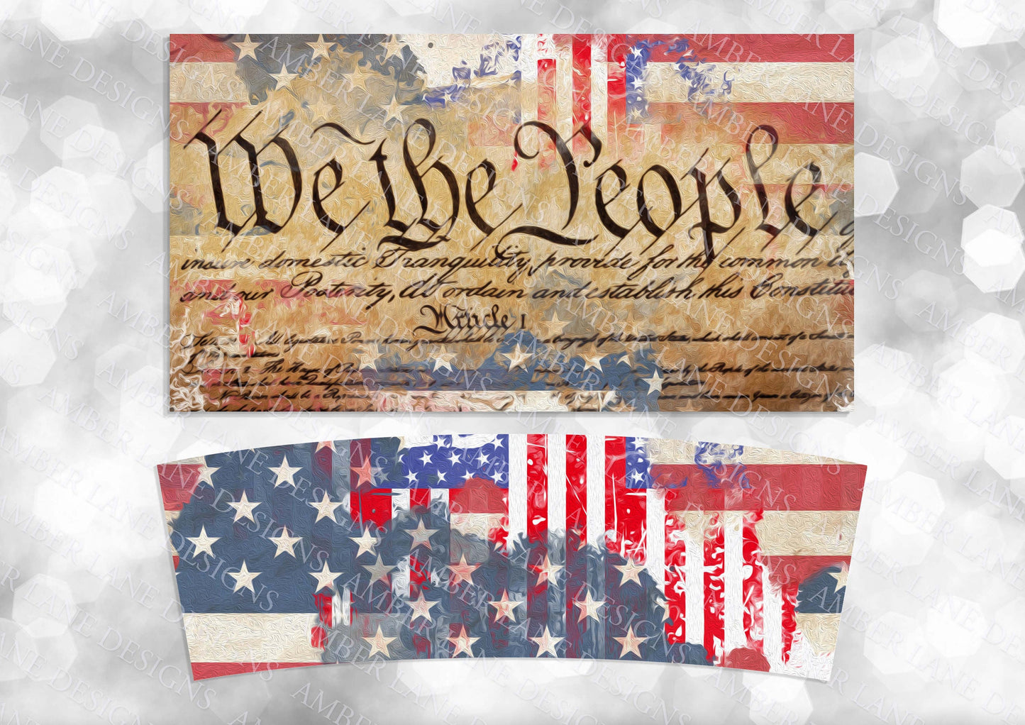 We The People 40oz TUMBLER Two Piece tumbler sublimation wrap png digital files