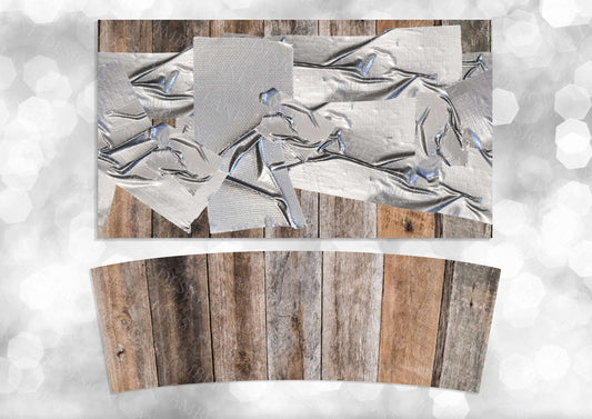 Tape fixed it on wood 40oz TUMBLER Two Piece tumbler sublimation wrap png digital files