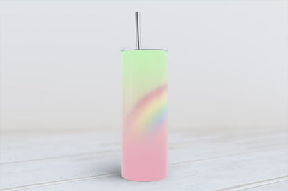 Rainbow gradient tumbler  20oz SKINNY TUMBLER straight wrap 1 jpeg file