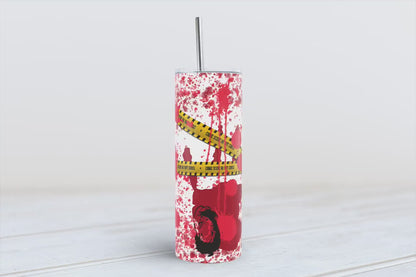 Crime Scene 20oz SKINNY TUMBLER straight wrap 1 jpeg file