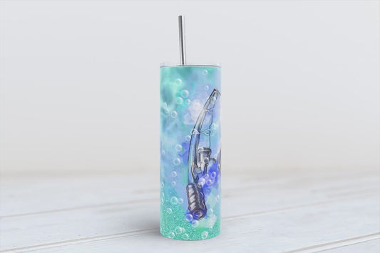 Fishing 20oz SKINNY TUMBLER straight wrap 1 jpeg file