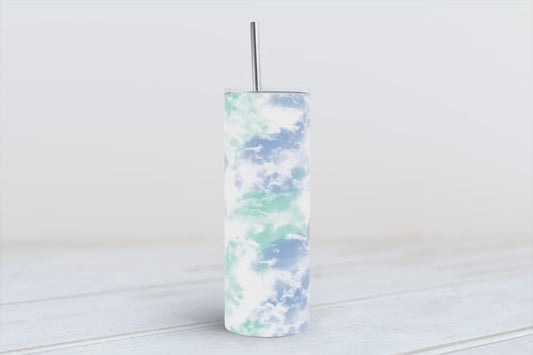 Clouds tumbler 20oz SKINNY TUMBLER straight wrap 1 jpeg file