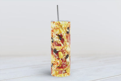 Pizza 20oz seamless SKINNY TUMBLER straight wrap 1 jpeg file