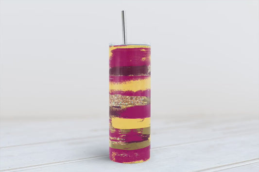 Maroon and Gold 20oz SKINNY TUMBLER straight wrap 1 jpeg file