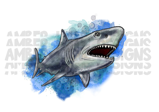 Shark PNG | Watercolor Sublimation | watercolor sea Shark |Sea clipart | instant download