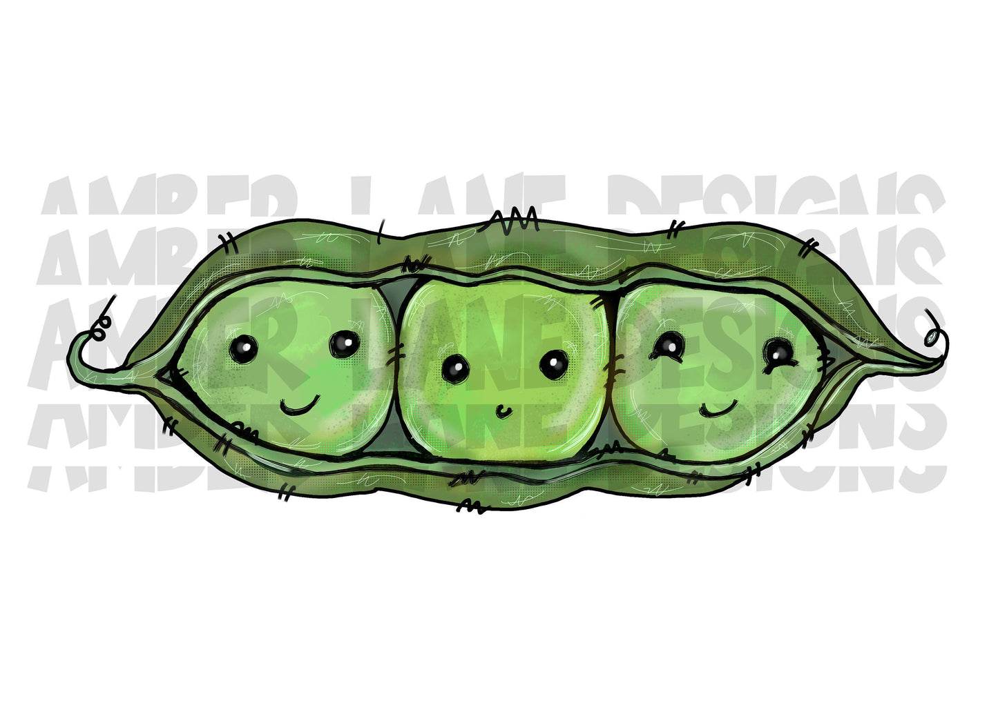 Peas in a Pod png file,  Sublimation Design