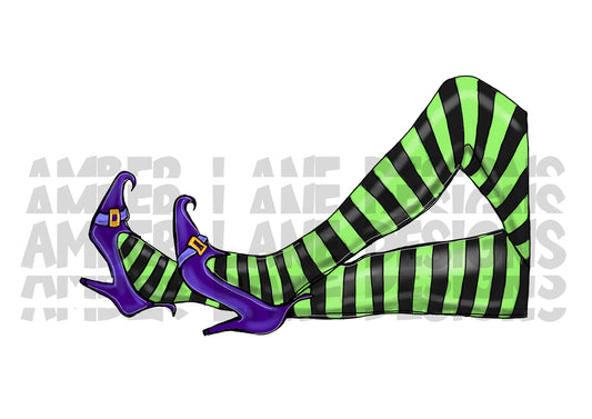 Sexy Witches Legs Sublimation | Witches Legs PNG | Halloween Sublimation -INSTANT DOWNLOAD
