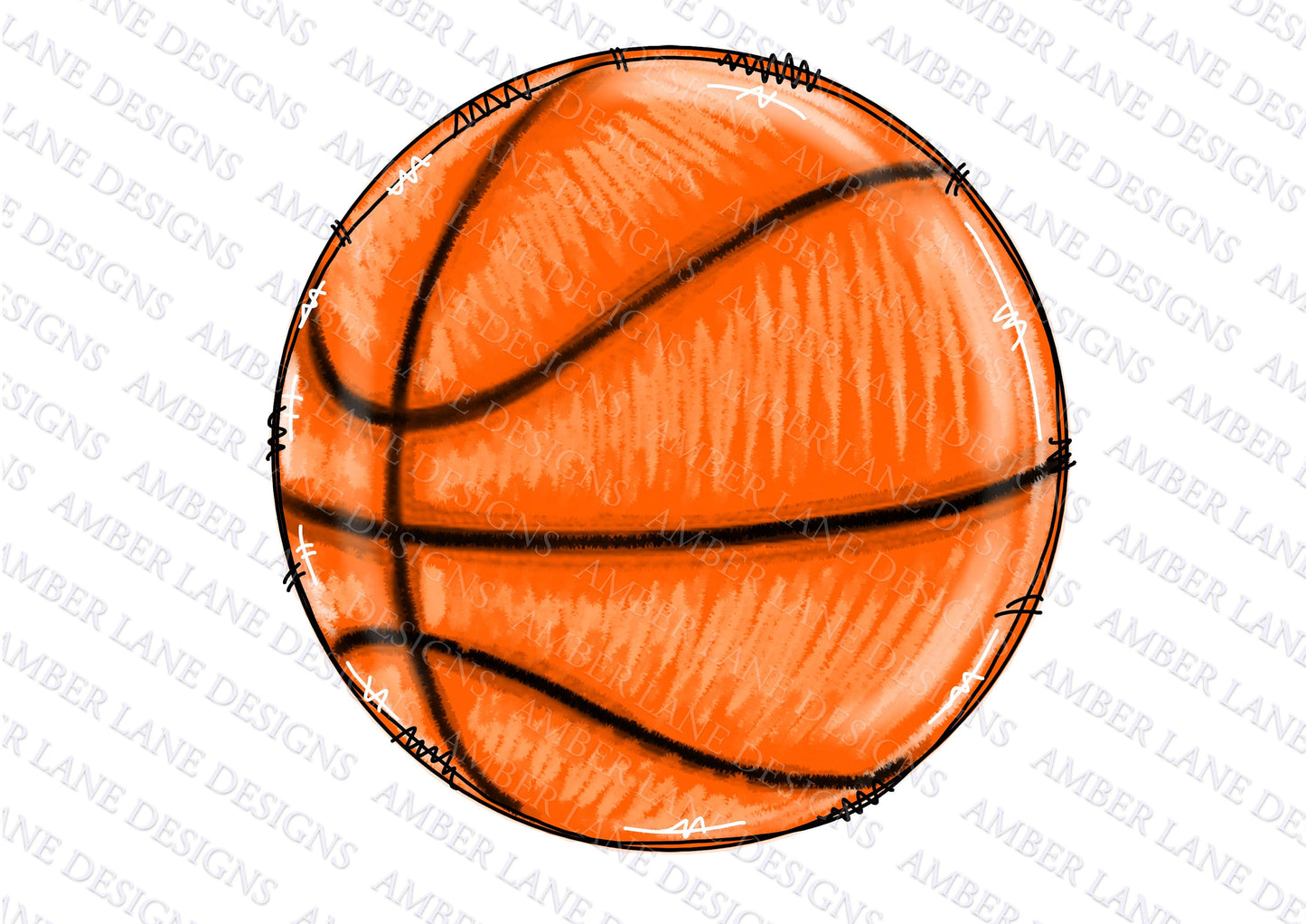 Basketball Watercolor Sublimation PNG Design | Basketball Design | Sublimation Basketball PNG