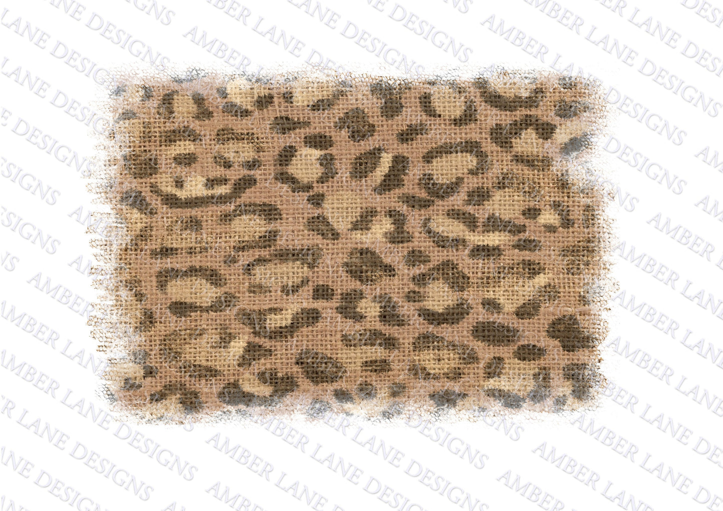 Distressed Burlap And Leopard Background Pattern | Scrapbook Paper PNG | Abstact Art Graphics| Clip Art Design | Instant