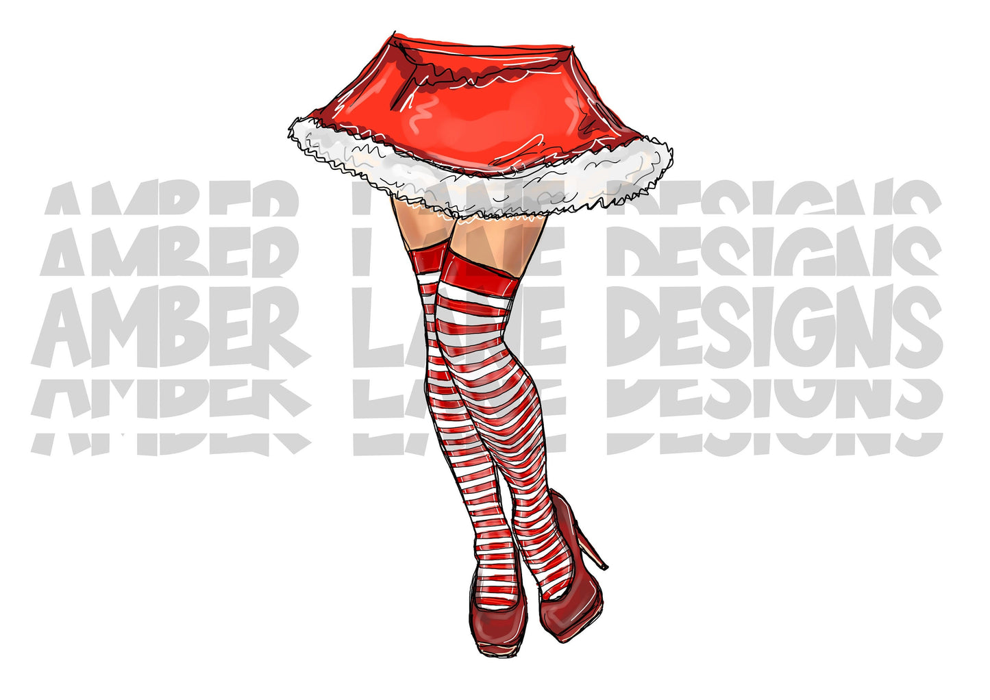 Mrs Santa Legs | Father Christmas | Mrs claus clipart |  | christmas decoration | Christmas crafts.