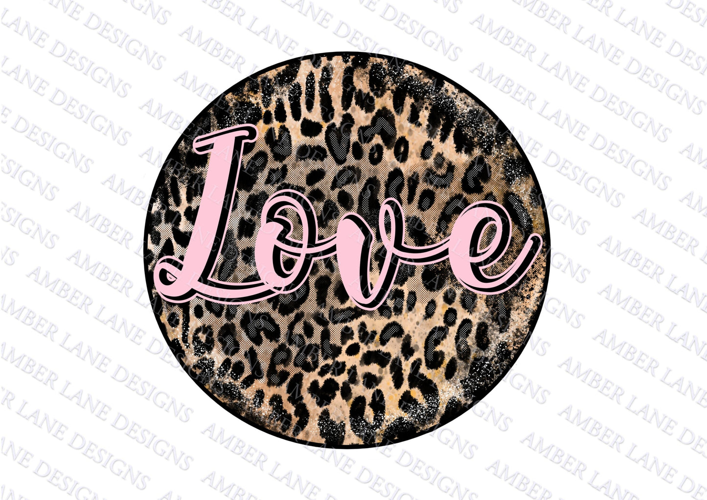Leopard Love Png | Valentines Sublimation | PNG Digital image