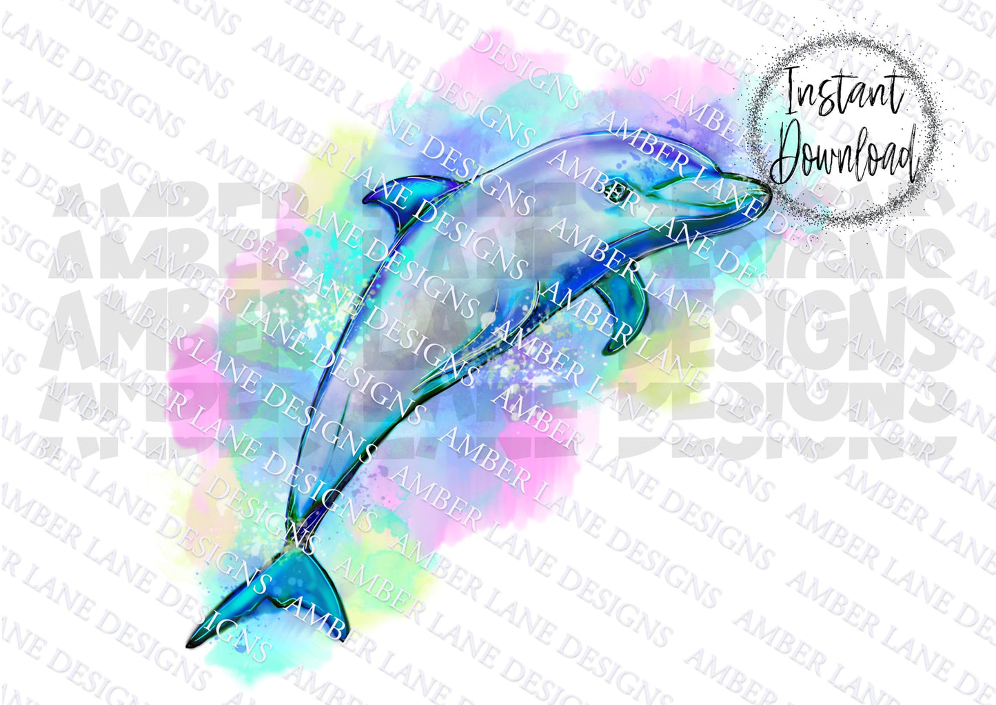Dolphin PNG | Watercolor Sublimation | watercolor sea Dolphin |Sea clipart | instant download