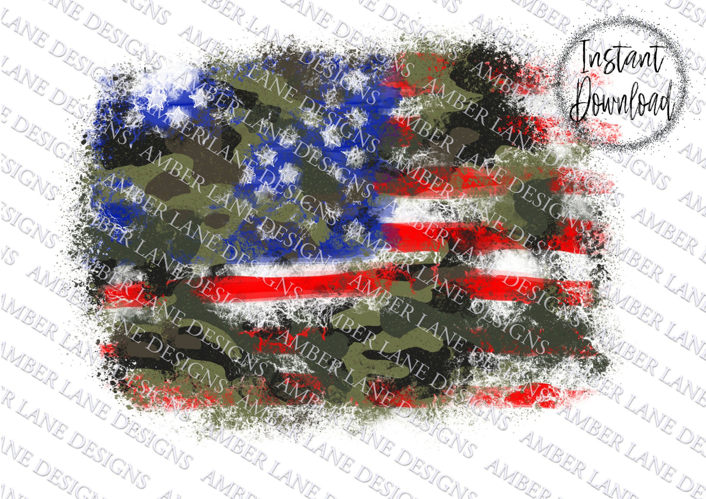 Camouflage and USA  flag  Background PNG Camo Frame png | Distressed Grunge Splash Background