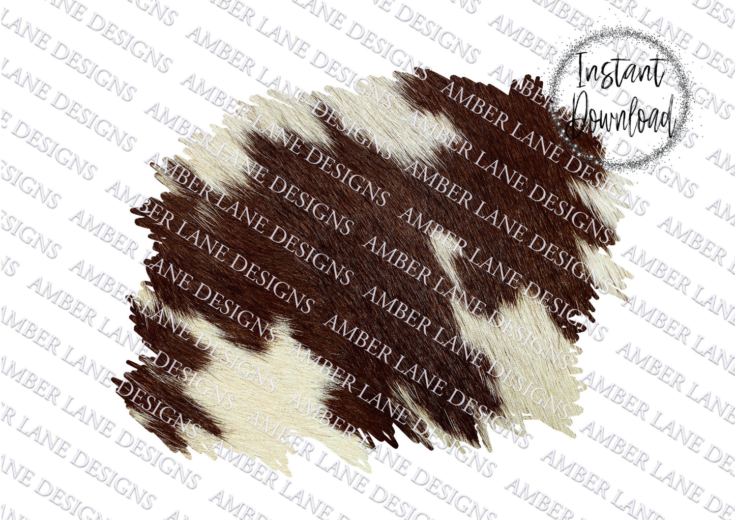 Rustic Rodeo: Brown Cowhide Distressed Grunge PNG Background tumbler wrap Western Whispers