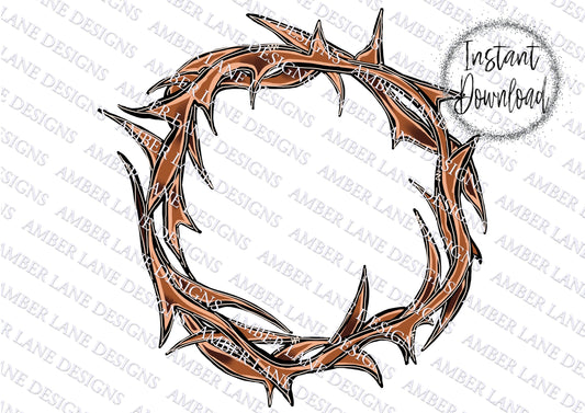 Crown of Thorns PNG Design | Easter png file