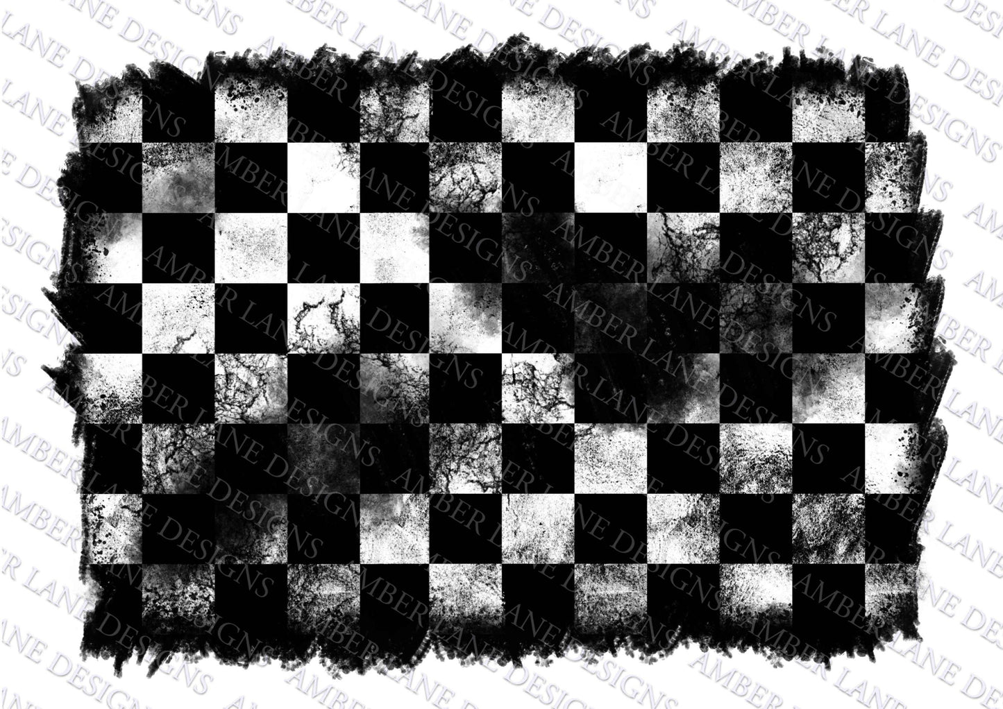Checkered Flag and black grunge background,