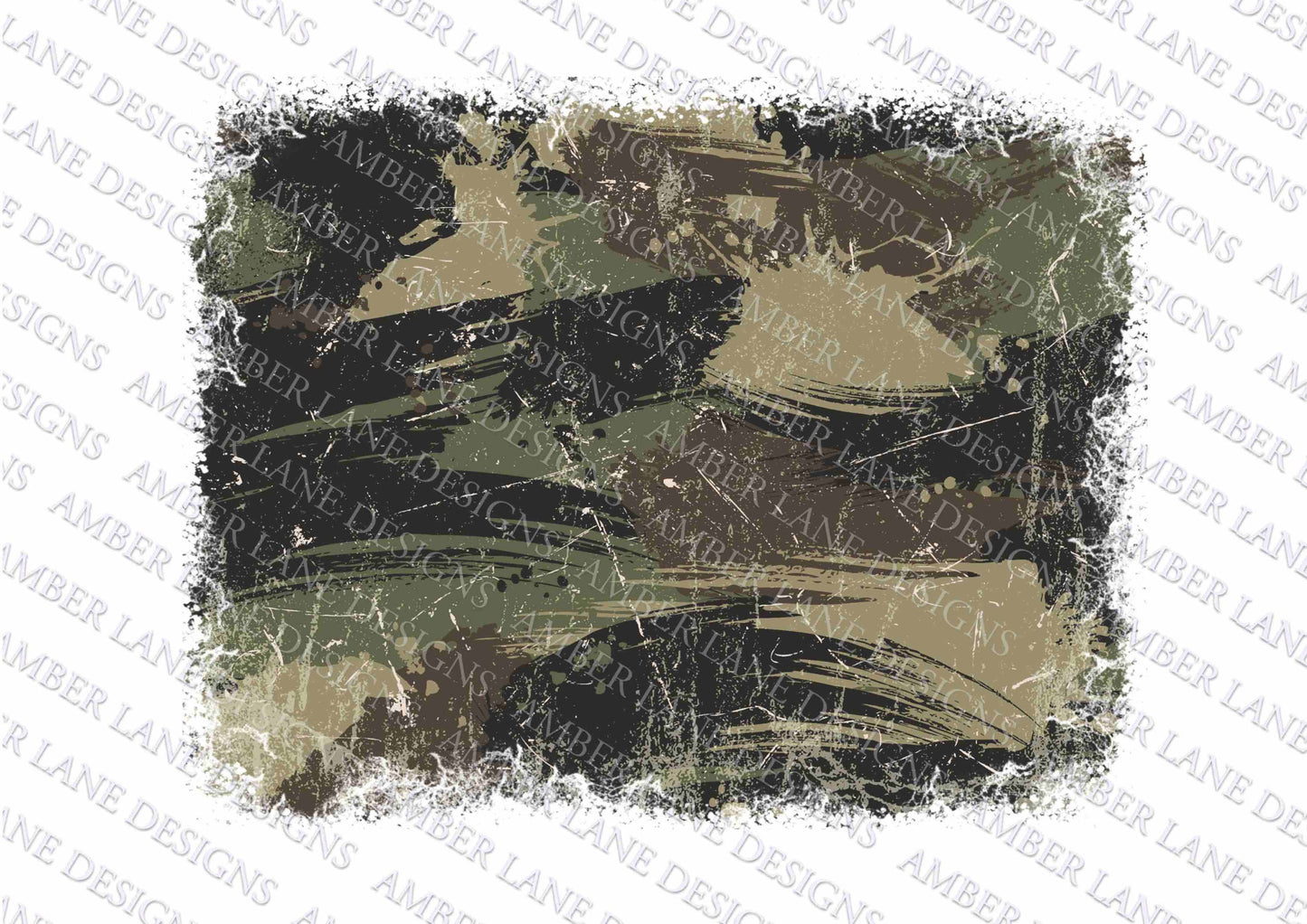 Camouflage distressed frame, Camo Frame png, Distressed Grunge Splash Background