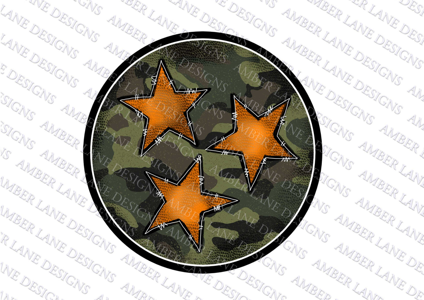 Leopard and Orange Tri Star Tennessee  Sublimation png | Hand Drawn Art | . tumbler wrap