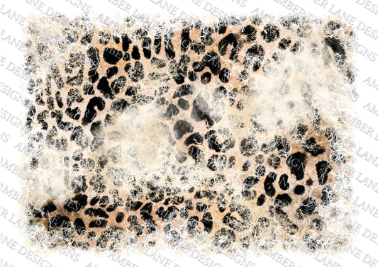 Cream distressed leopard  ,Scrapbook Paper PNG , Backsplash Sublimation