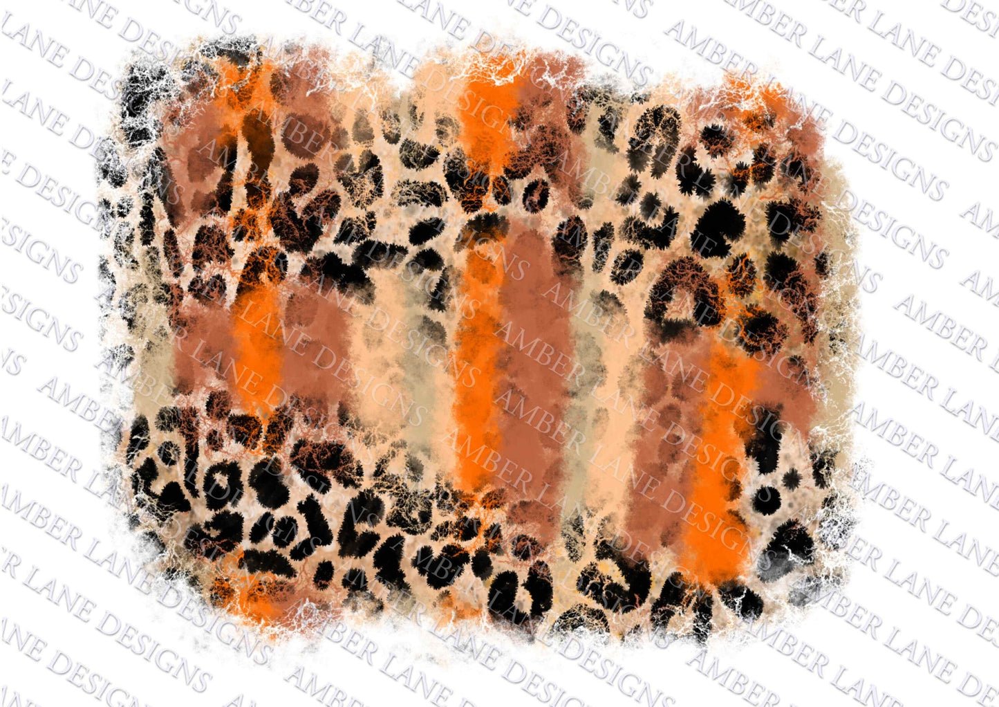 Fall Brush strokes, distressed leopard Background, frame,  png file