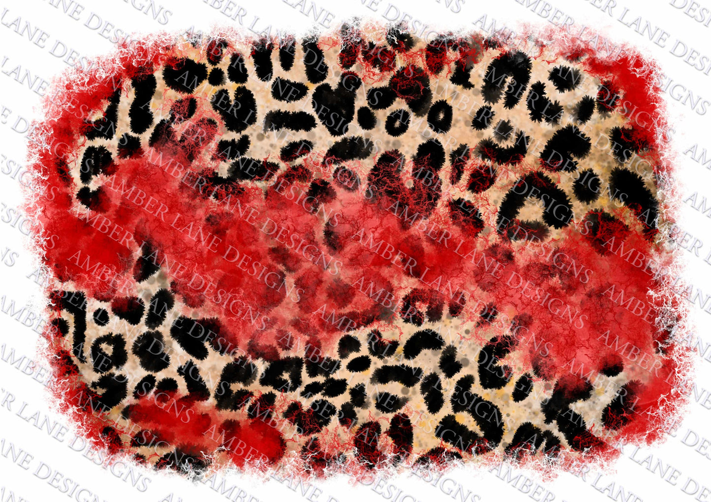 Red Valentine Leopard background backsplash, sublimation, scrapbook background, png file