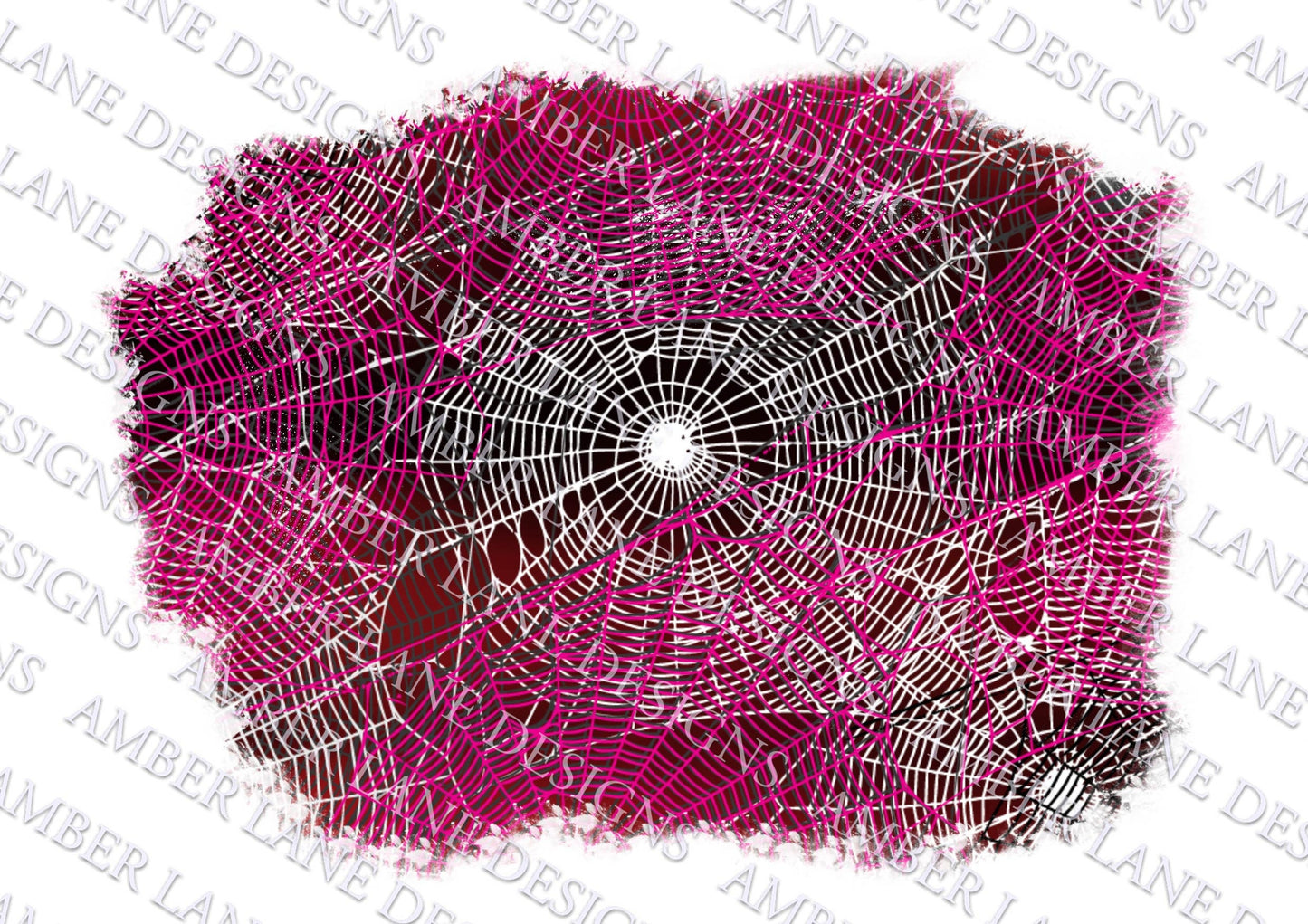 Pink Spider webs Halloween splash frame Background, PNG file,