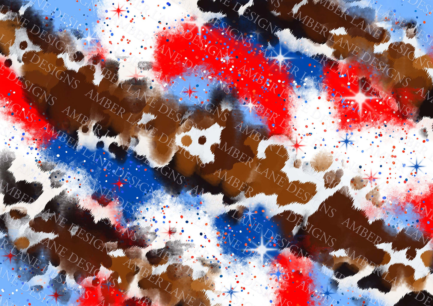 USA, fourth of July cowhide paper, hand drawn elements, not seamless,  png file tumbler wrap