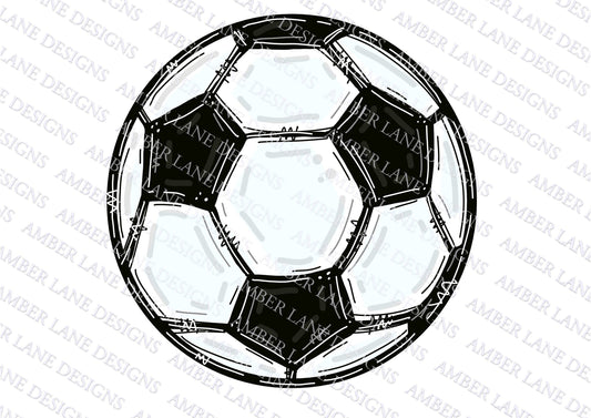 Doodle Soccer Ball, Football Png , file only