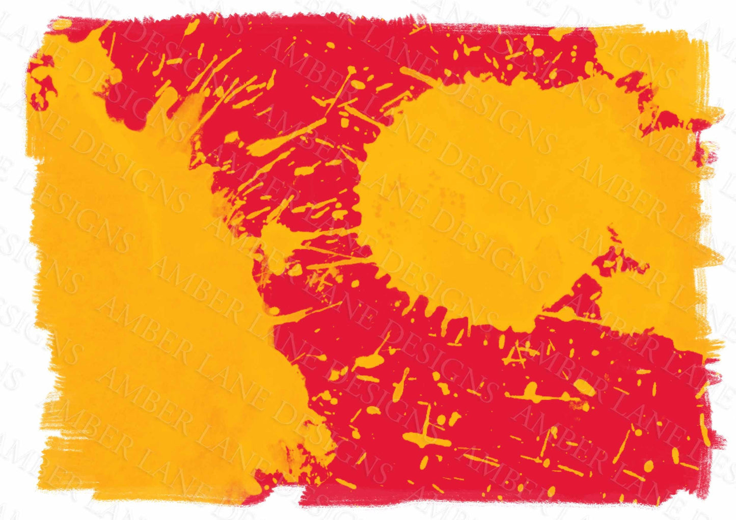 Red and Gold Paint Splatter background Sublimation png file