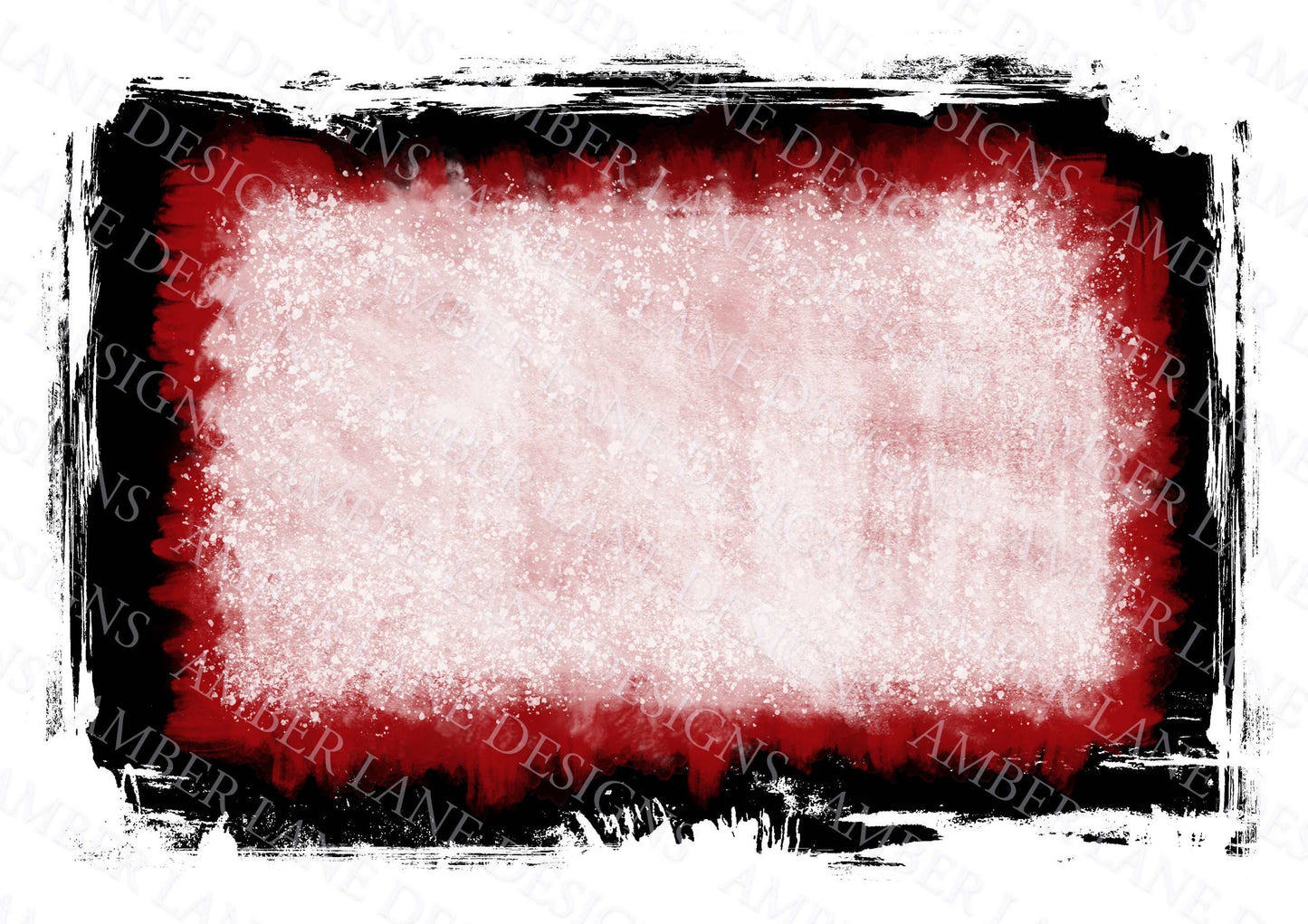 Red bleach grunge background, Halloween background, backsplash frame ,png file only