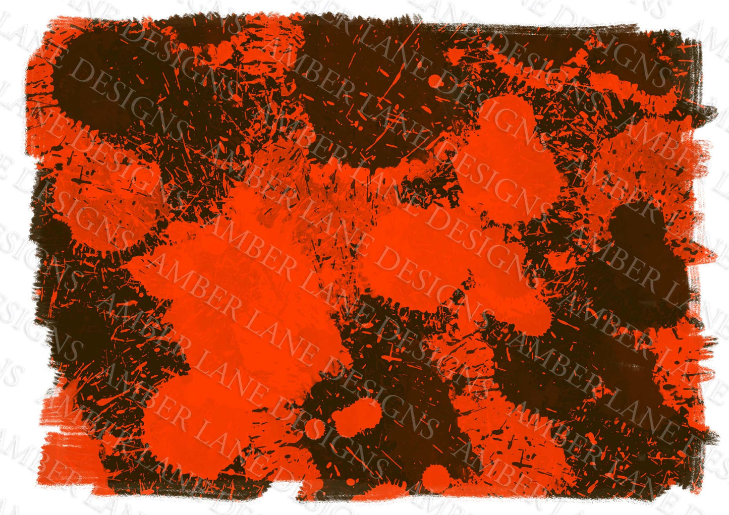 Brown and Orange Paint Splatter background Sublimation png file
