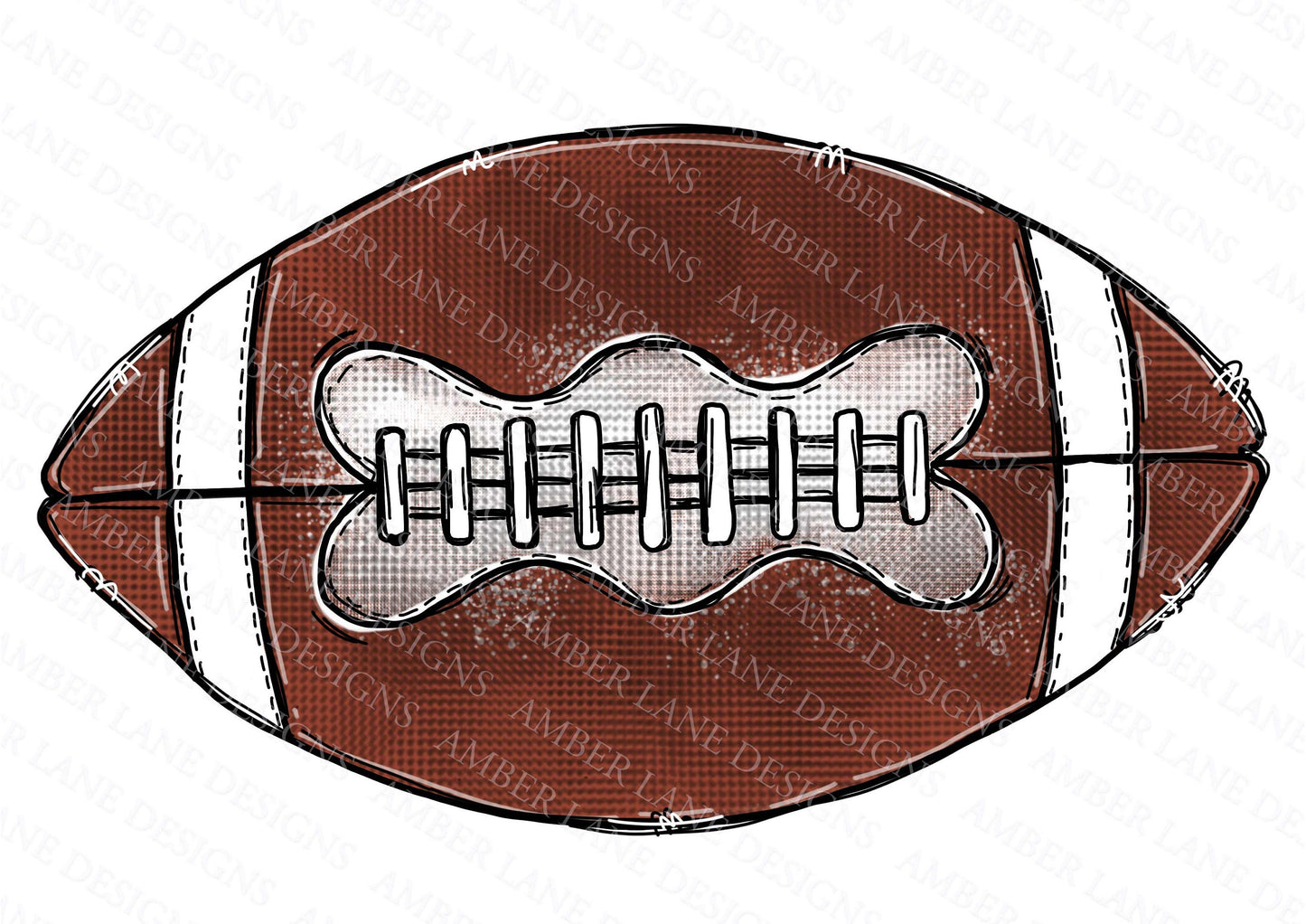 American Football png hand drawn file
