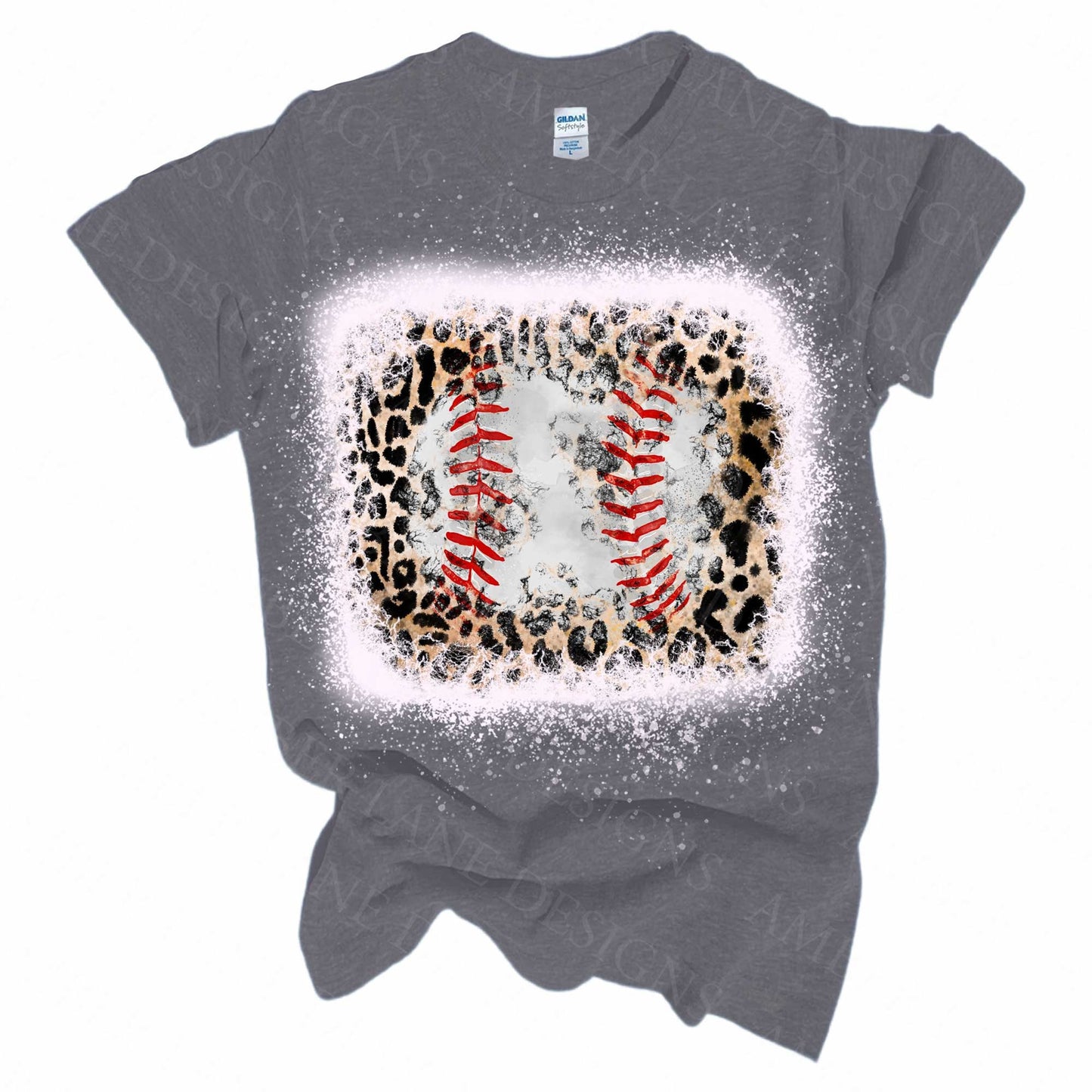 Baseball  and leopard grunge   Watercolor  Background PNG , splash frame