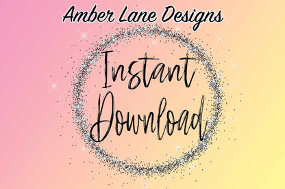 Amber Lane designs instant download